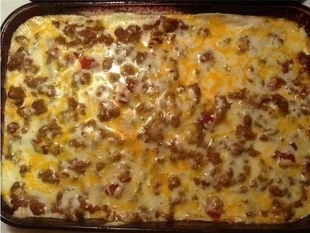 Creamy Burrito Casserole