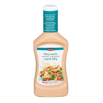 Selection BBQ ranch dressing