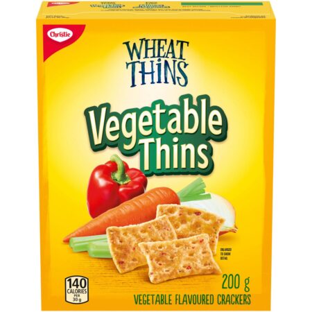 WHEAT THINS Vegetable Thins Crackers